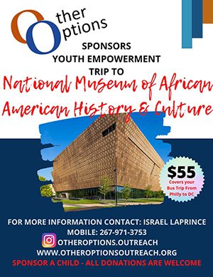 A flyer for the national museum of african american history and culture.