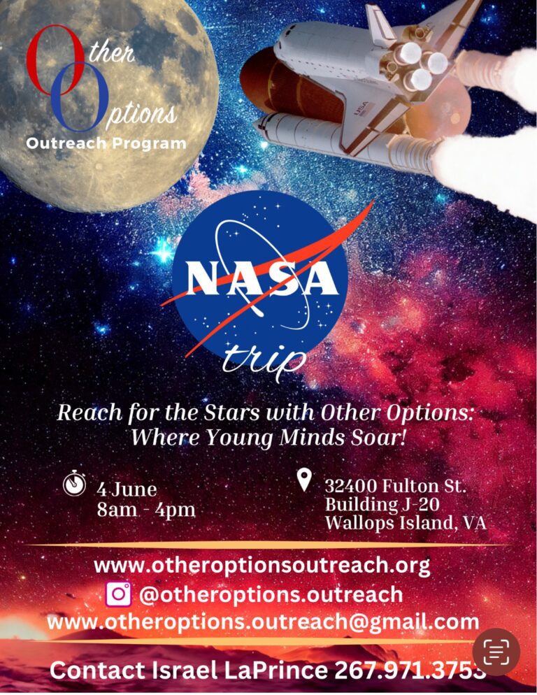 A poster for the nasa trip.